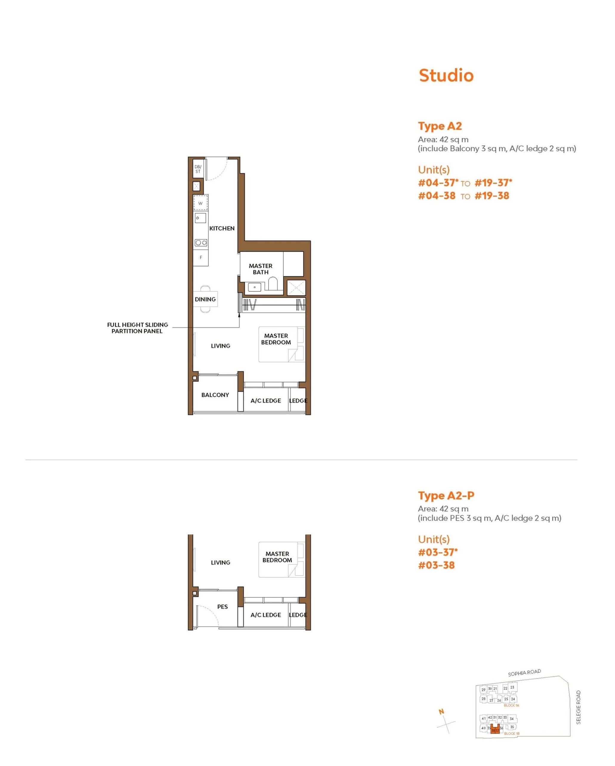 The Collective At One Sophia floorplan